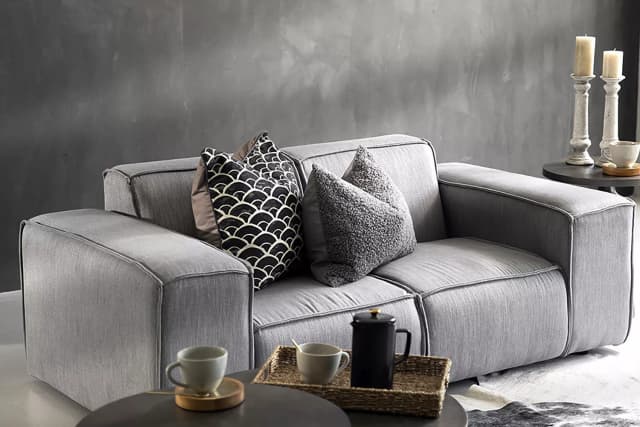 Jagger 2-Seater Couch - Mist