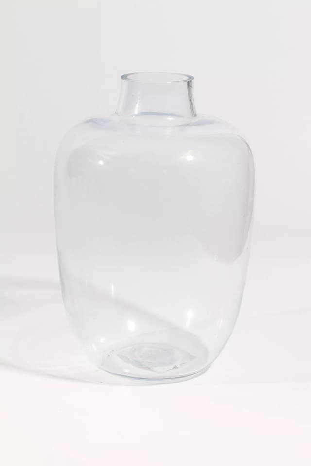 Corozal Glass Vase, 25x38cm
